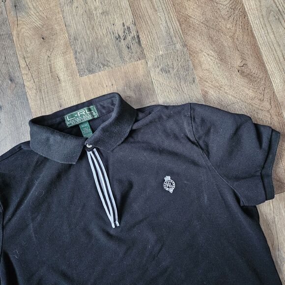 Ralph Lauren Active Polo Shirt Women's  M Crown RL Logo  Rugby Ladies - Picture 4 of 7